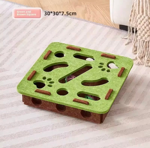 Jouet de puzzle en feutre pour chat
